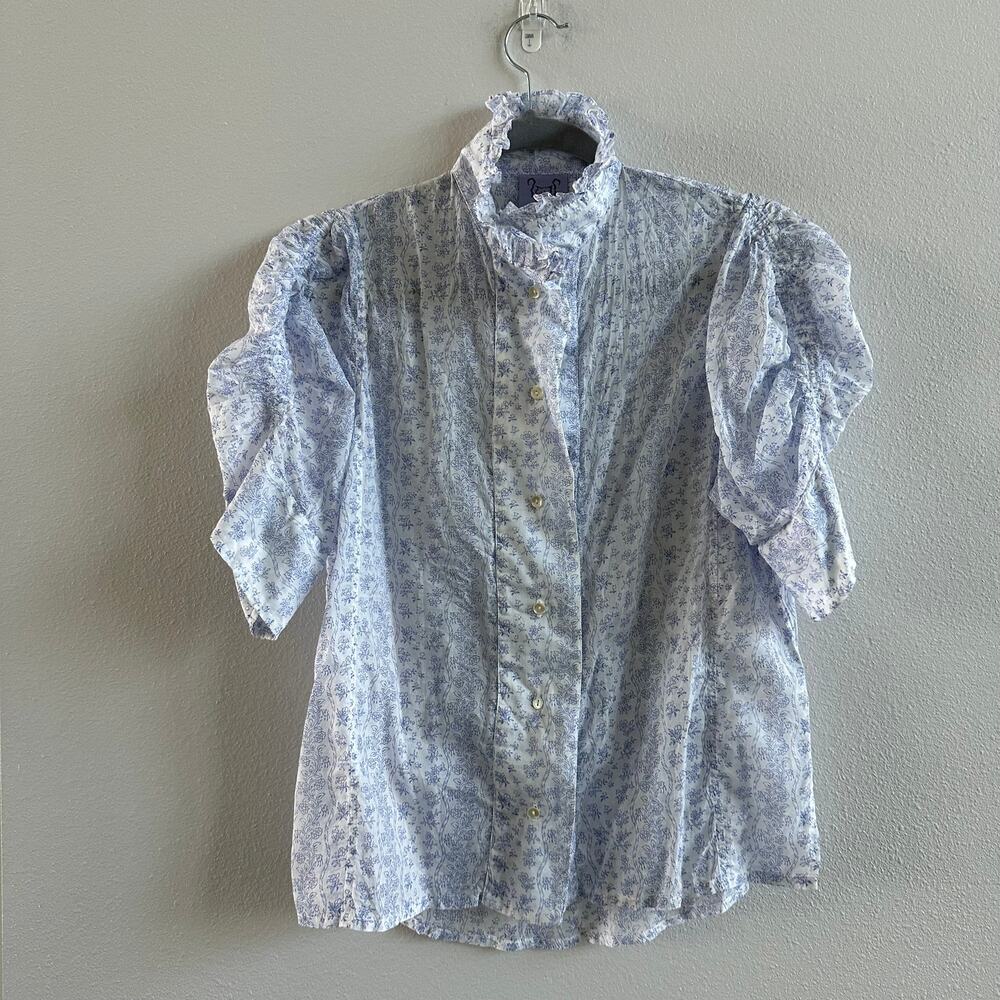 thierry colson vita blouse Baby Lavender Size Small